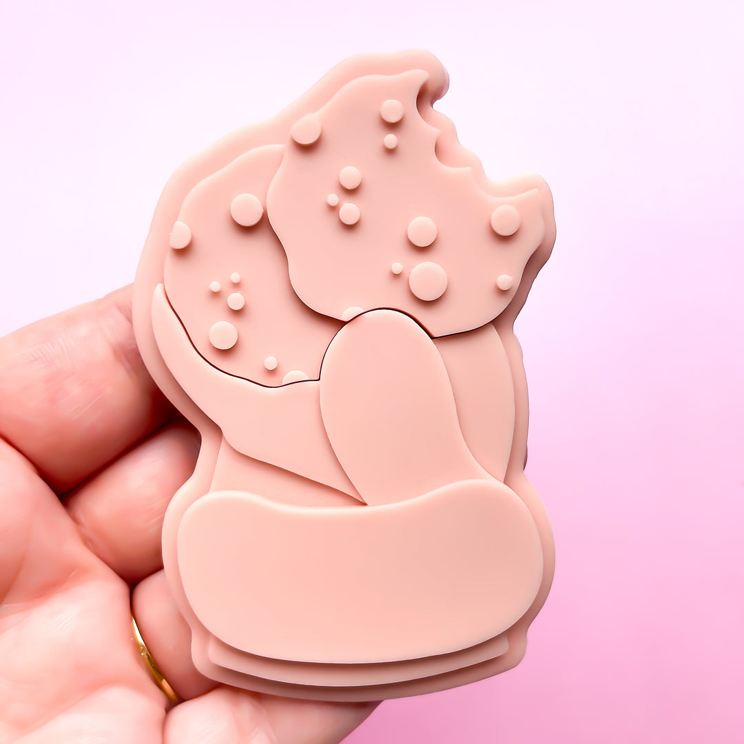 Santa Mitten With Cookie