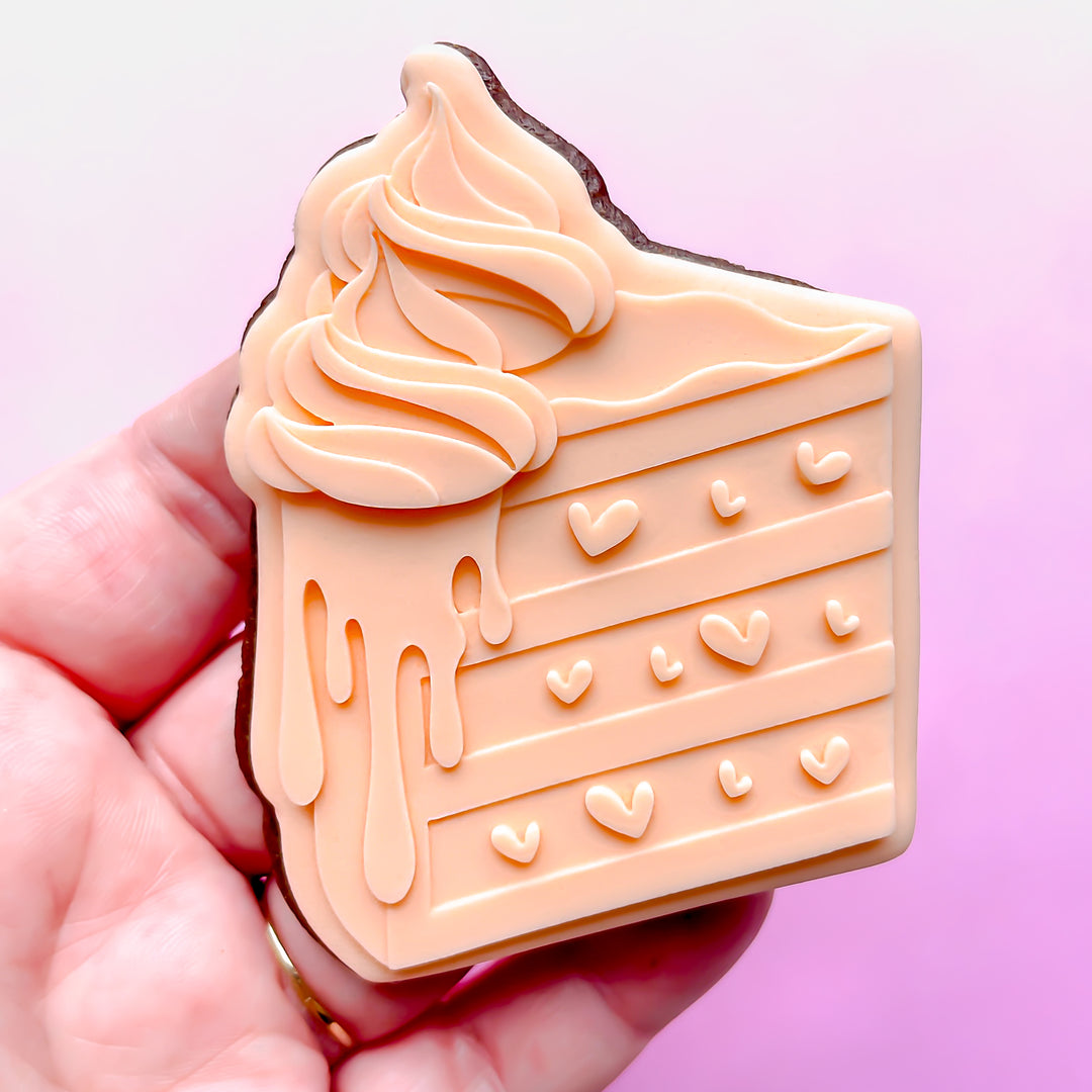 Cake Slice With Hearts
