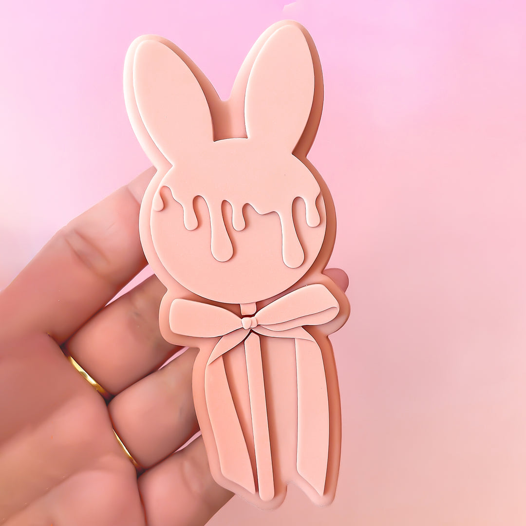 Bunny Lollipop With Bow