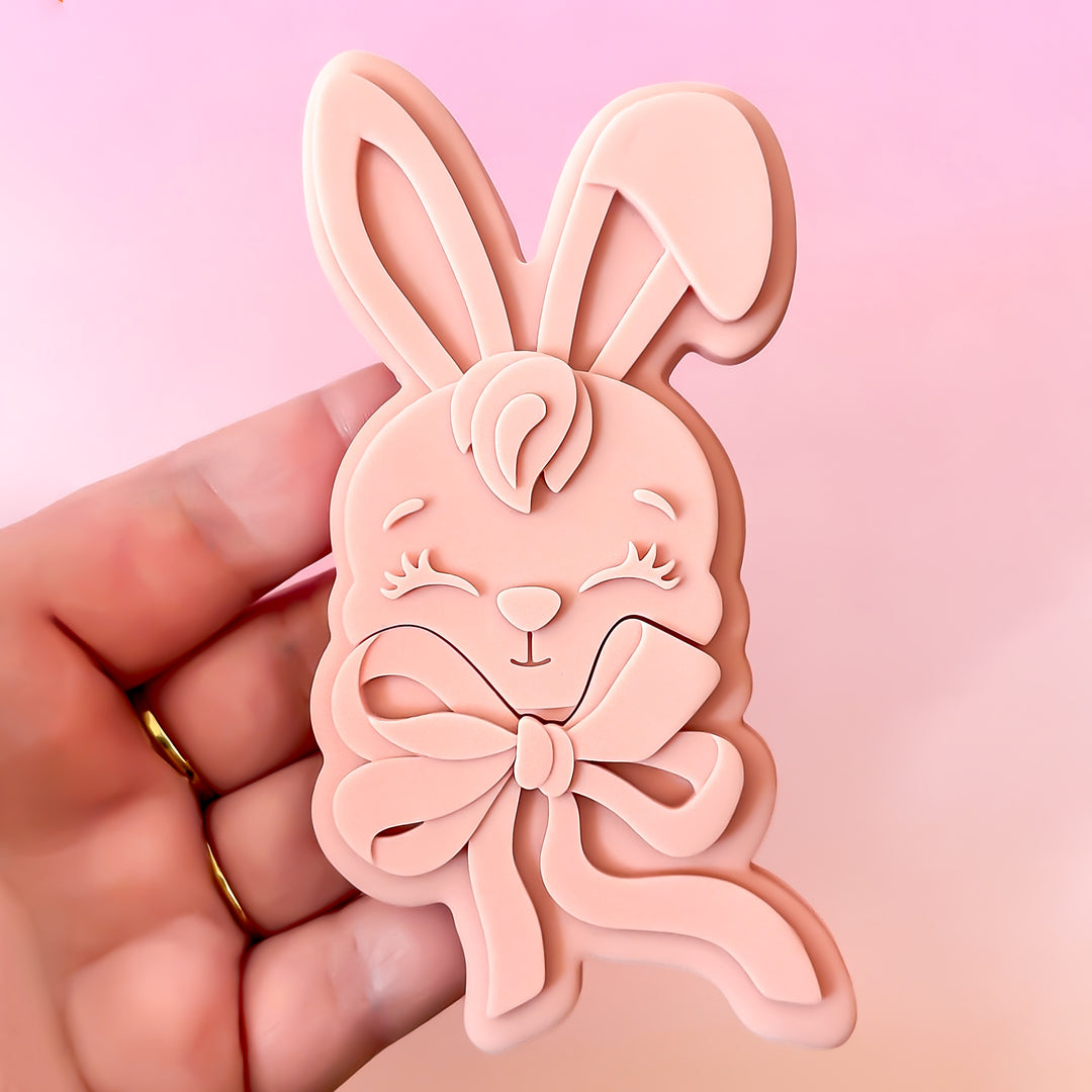 Bunny Head With Bow