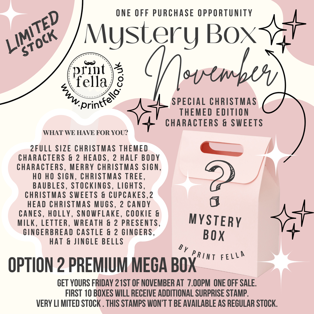 Monthly Mystery Box NOVEMBER OPTION 2 PREMIUM MEGA BOX Special Edition Themed Christmas Characters & Sweets