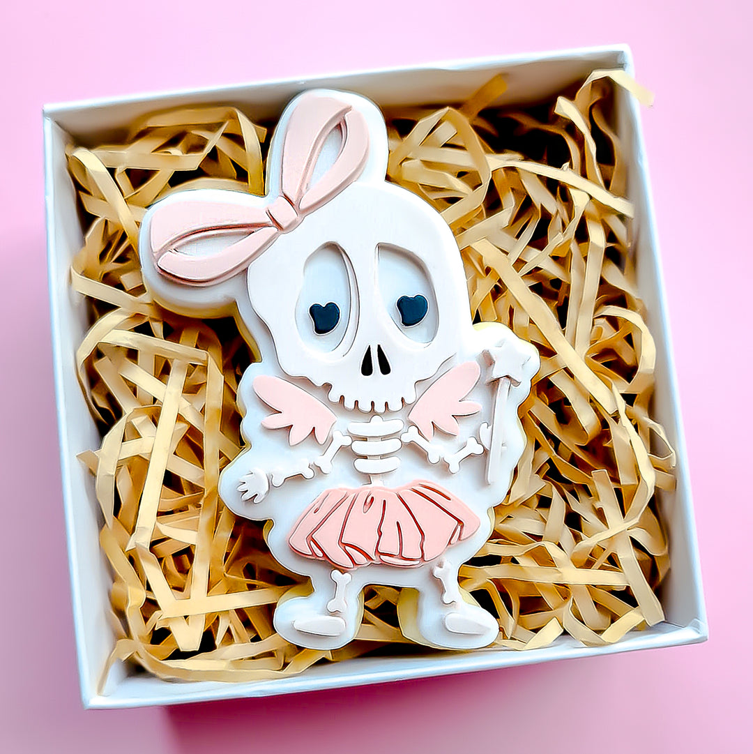 Skeleton Girl In Tutu Dress