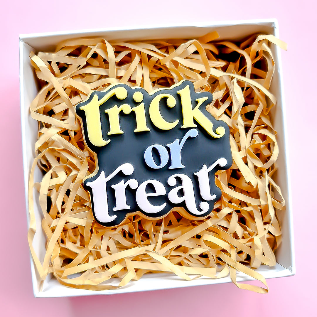 Retro Sign Trick Or Treat