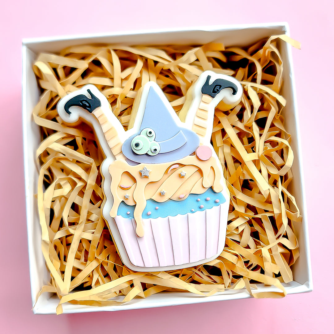 Witch Legs Cupcake