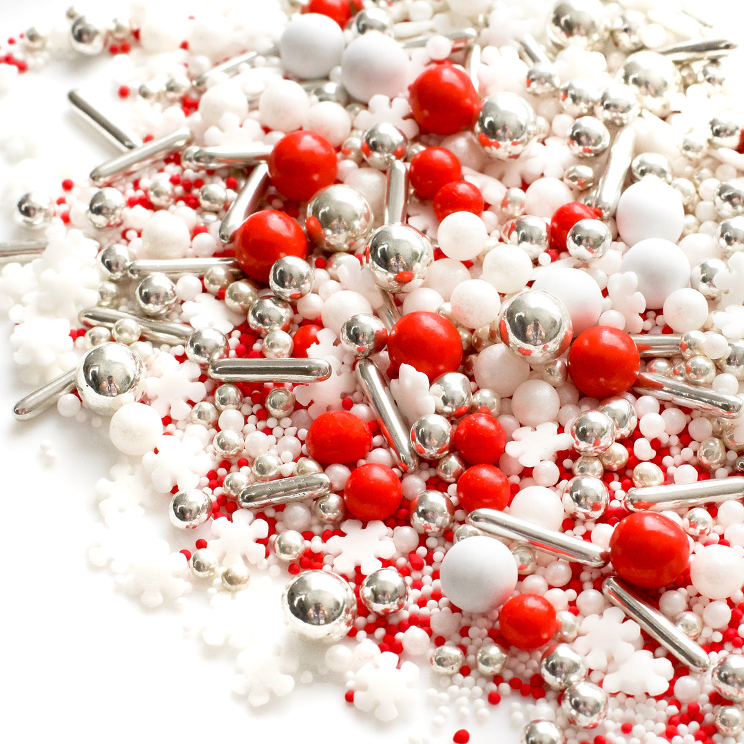White Christmas Sprinkle Mix