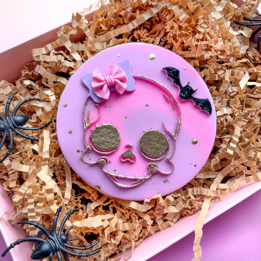 Skeleton Head - Cupcake Size