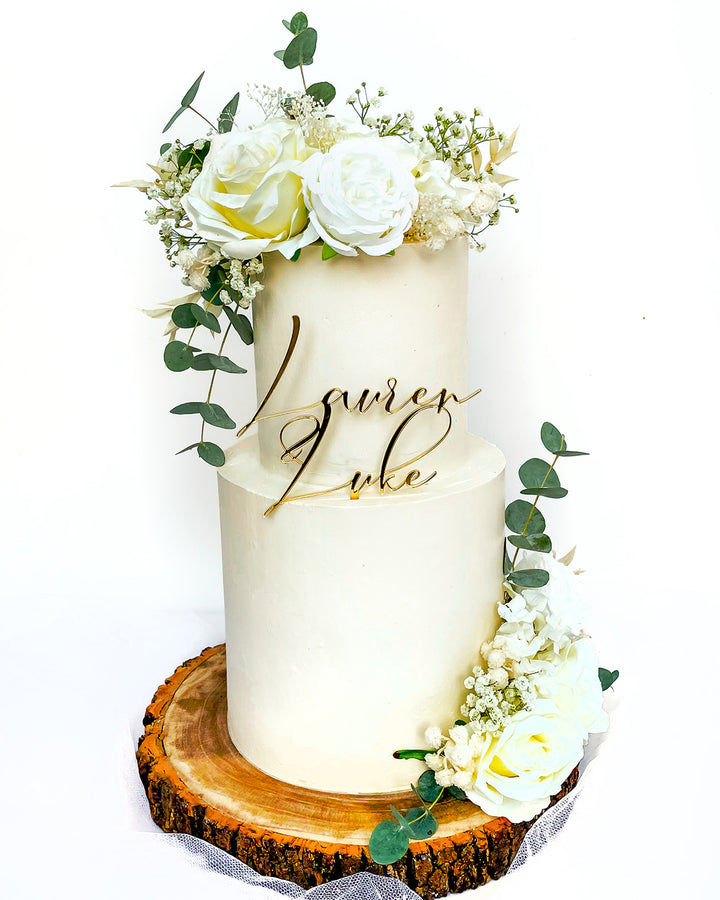 Couple Names Cake Topper EXACT FONT