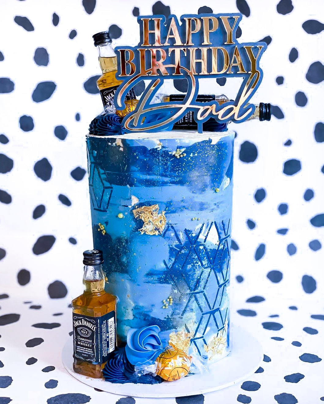 Happy Birthday DAD Cake Topper