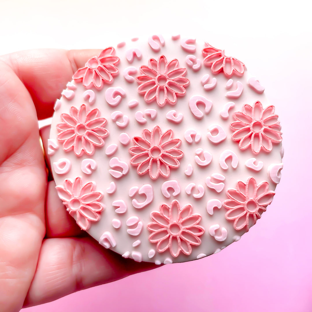 Daisy Leopard  Pattern