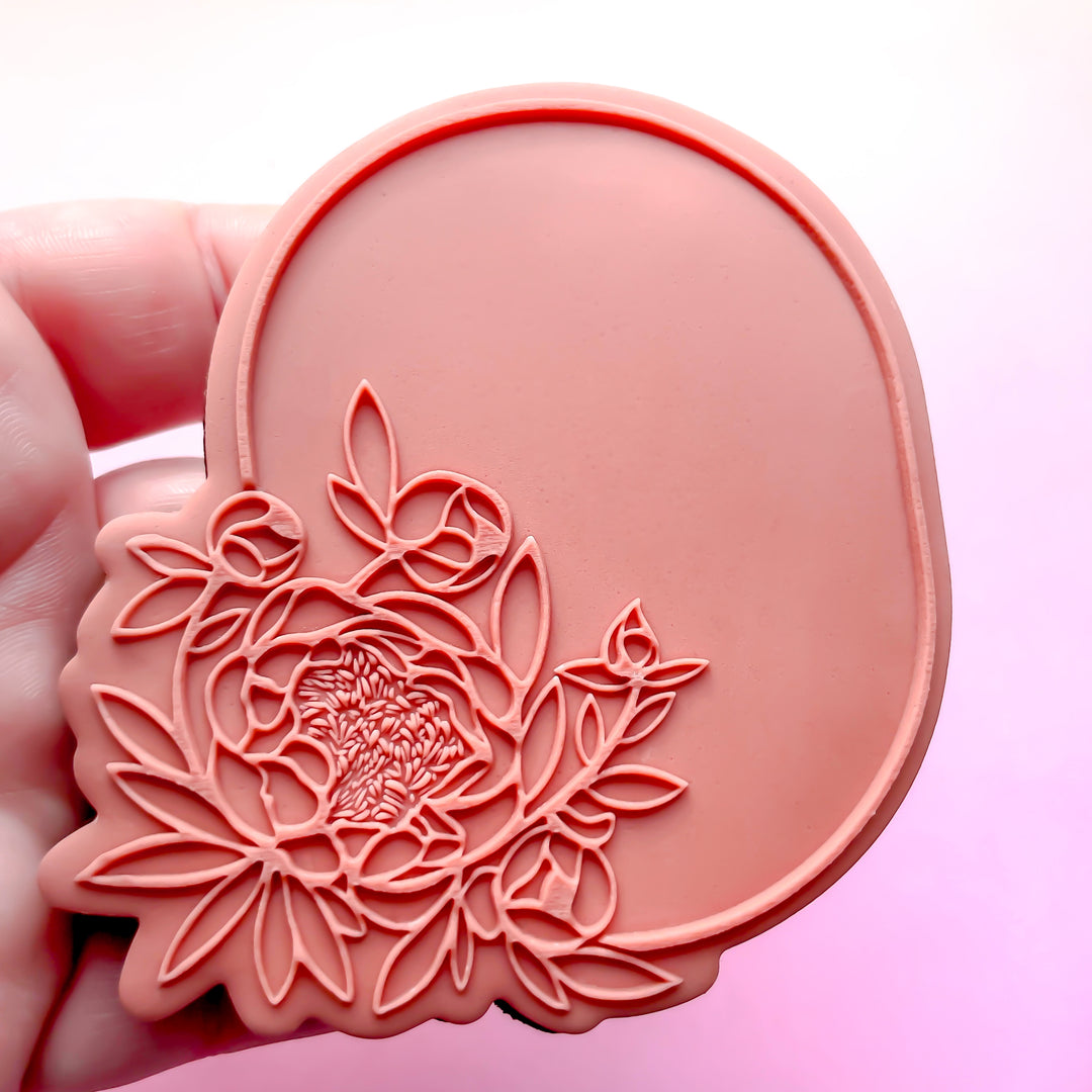 Peony Flower Frame