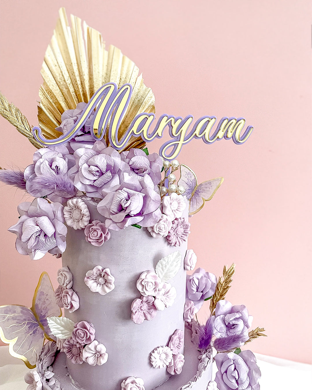 Name Cake Topper SCRIPT STYLE