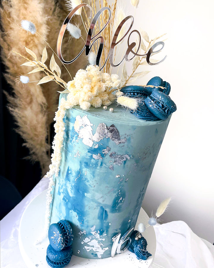 Name Cake Topper SCRIPT STYLE