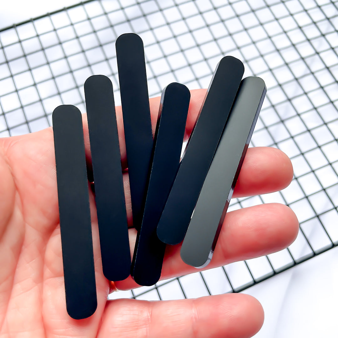 Matte BLACK Cakesicle Sticks