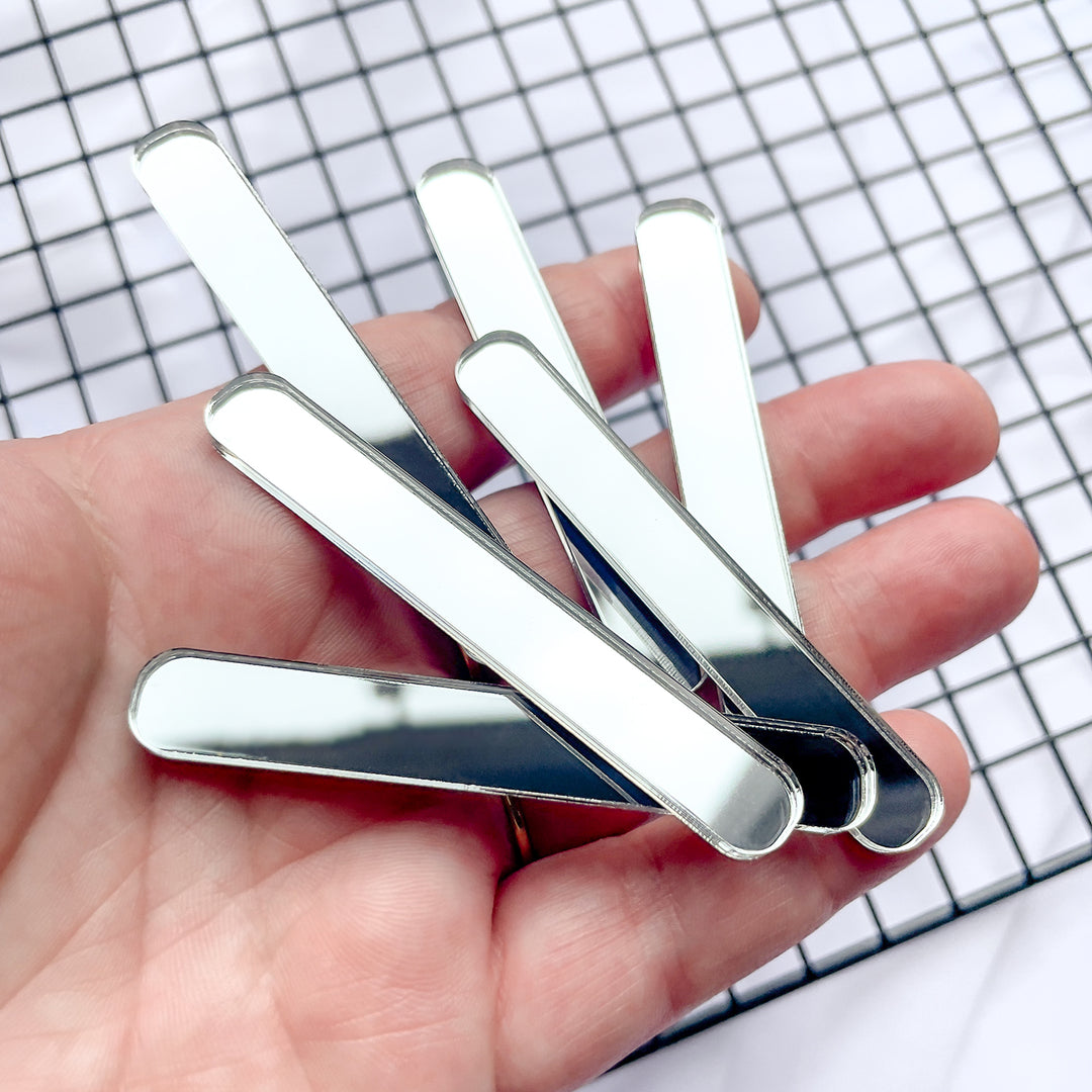 Mirror Silver Cakesicle Sticks