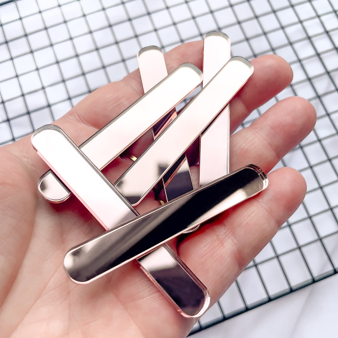 Mirror Rose Gold Cakesicle Sticks