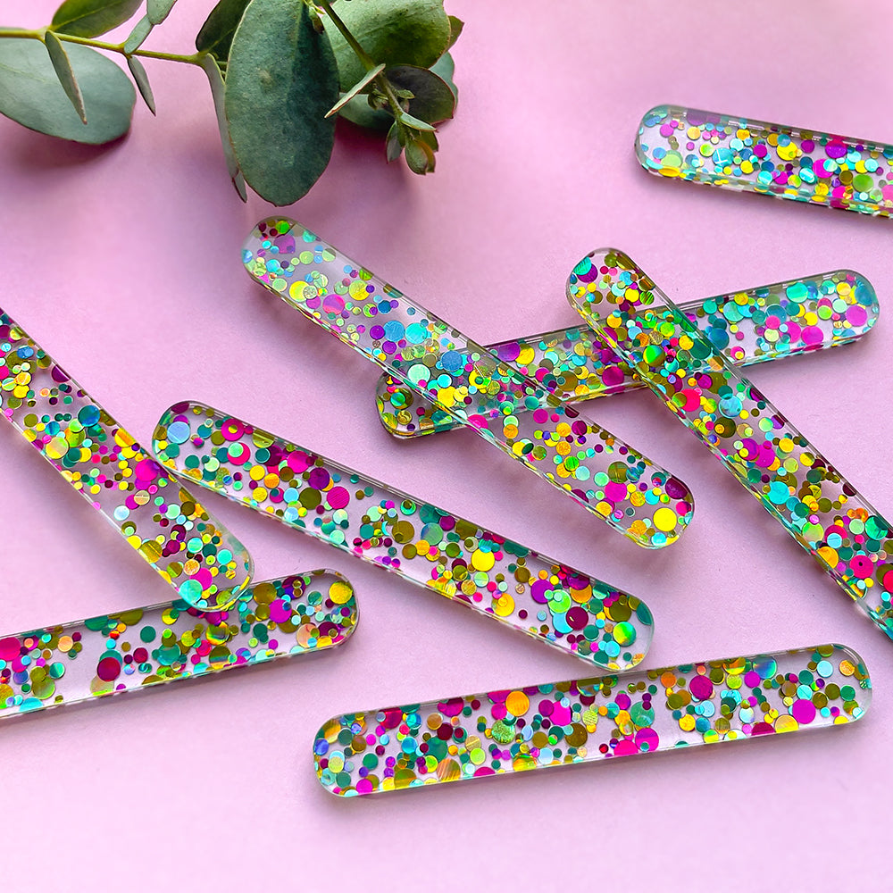 Chunky Glitter MIXED Cakesicle Sticks