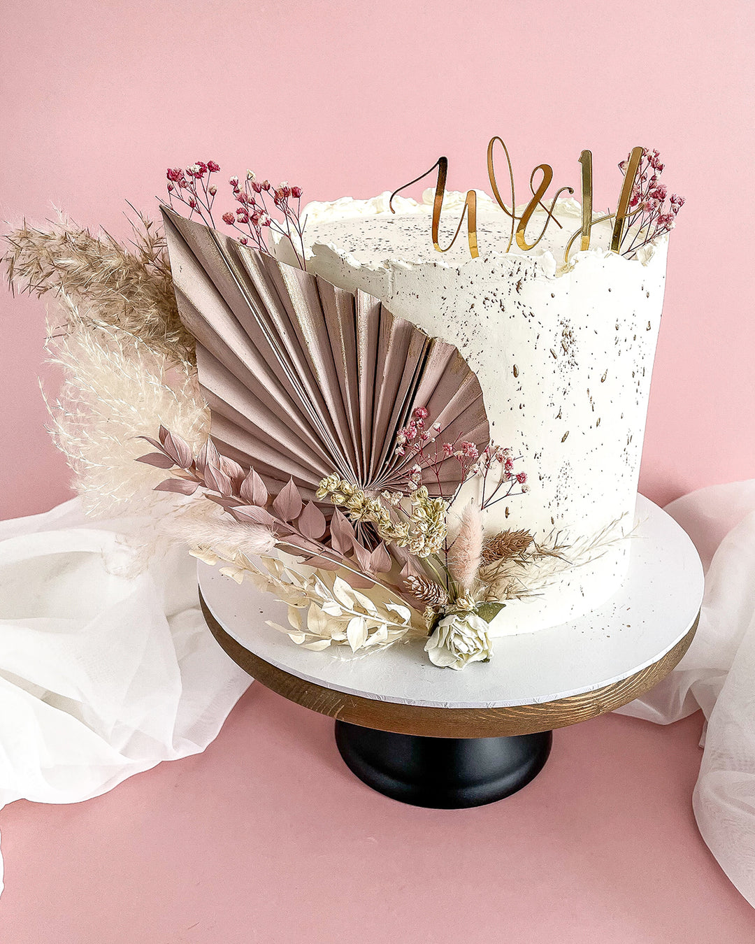 Wedding Initials Cake Topper