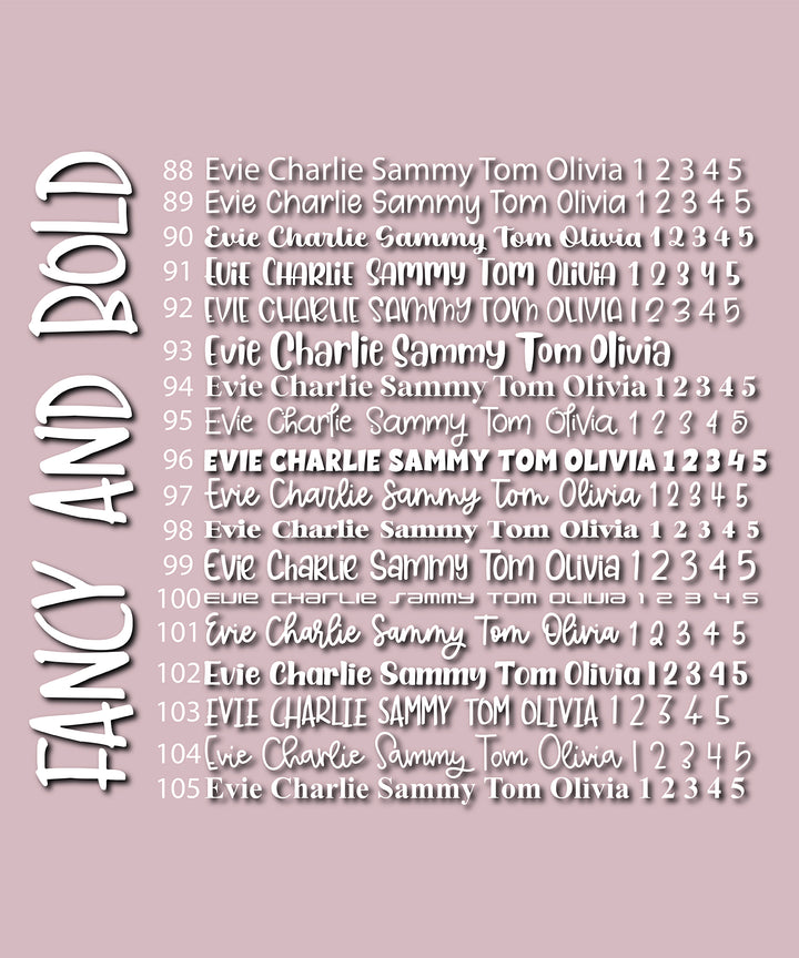 ANY DESIGN WORD BASED Cake Topper SINGLE LAYER