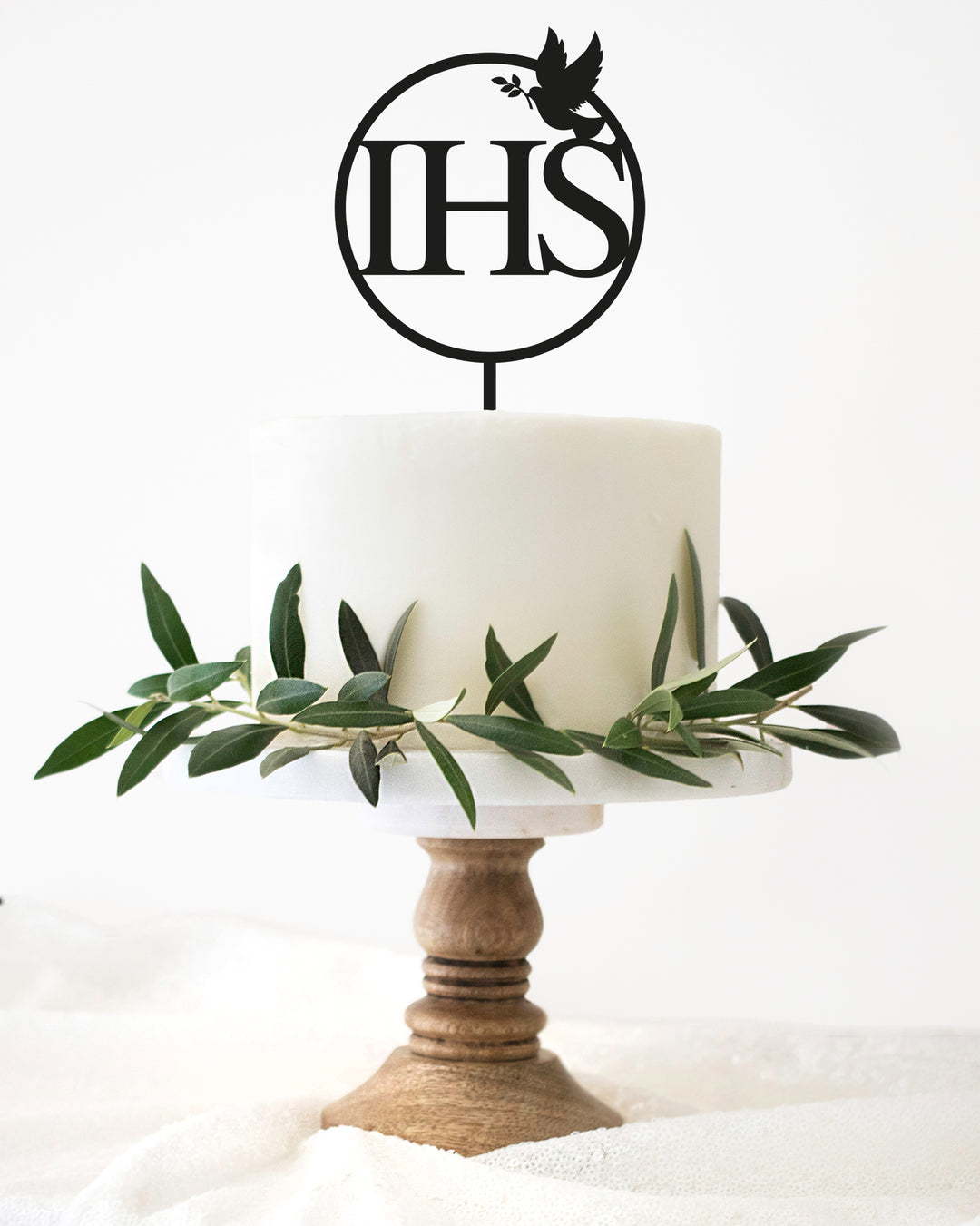 IHS Holy Communion Cake Topper